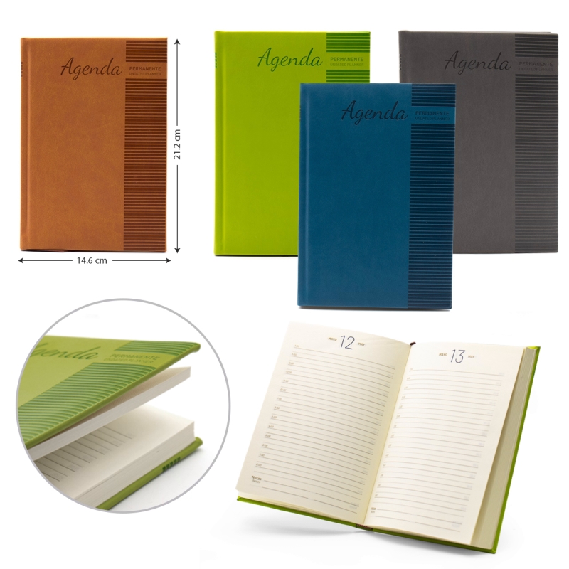 AGENDA PERMANENTE A5 - x200 HOJAS