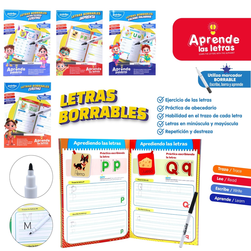 LIBRO INFANTIL BORRABLE