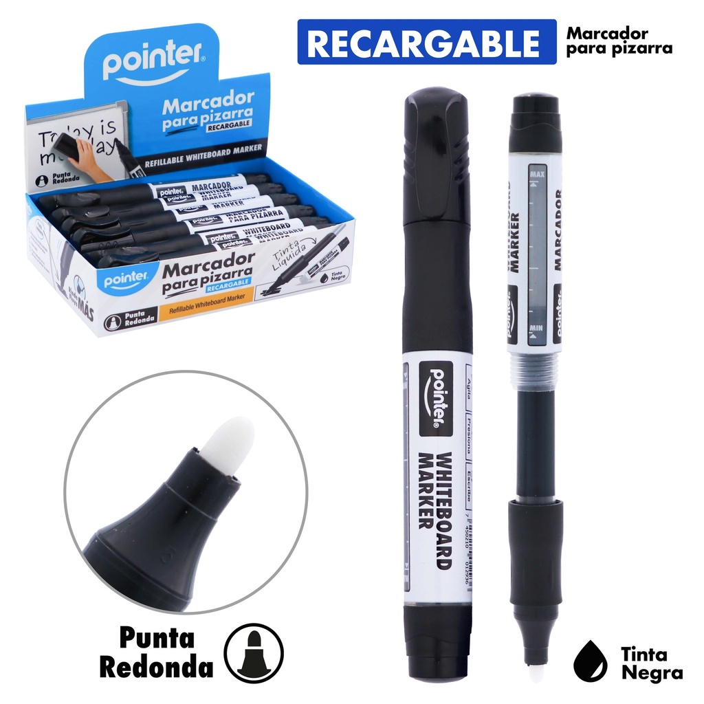 MARCADOR PARA TABLERO TINTA NEGRA