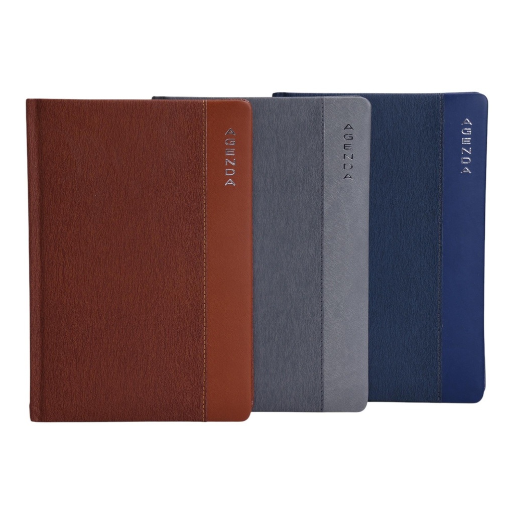 AGENDA PERMANENTE A5 PAPEL BLANCO 196 PAGINAS 14.5x21.1  (copia)