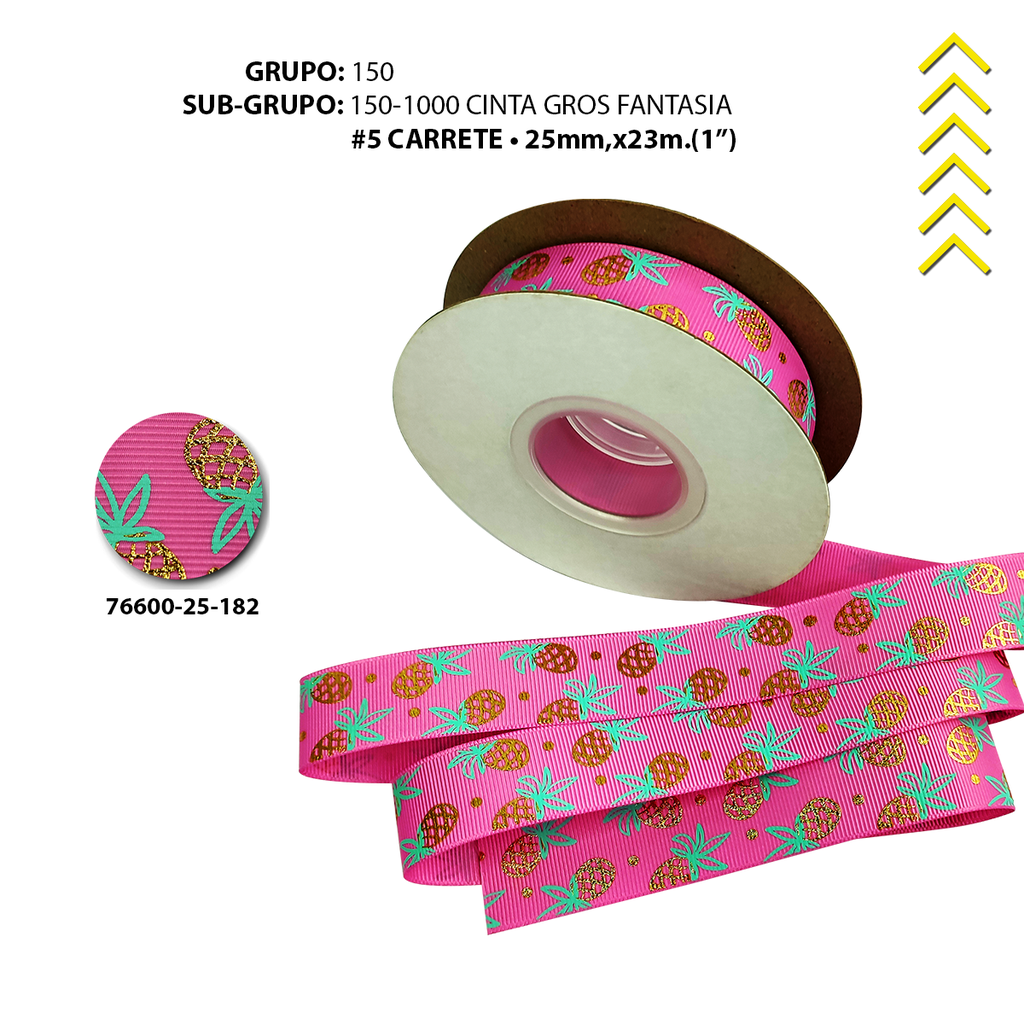 GROSS #5 FANTASIA - PIÑAS DORADO/ROSADO