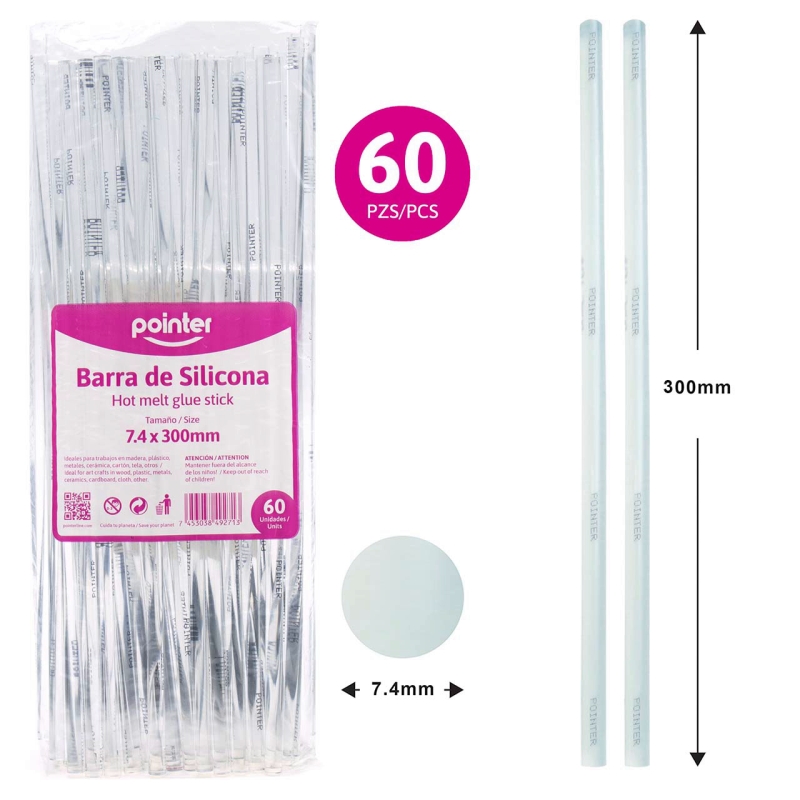 BARRA DE SILICONA DELGADA