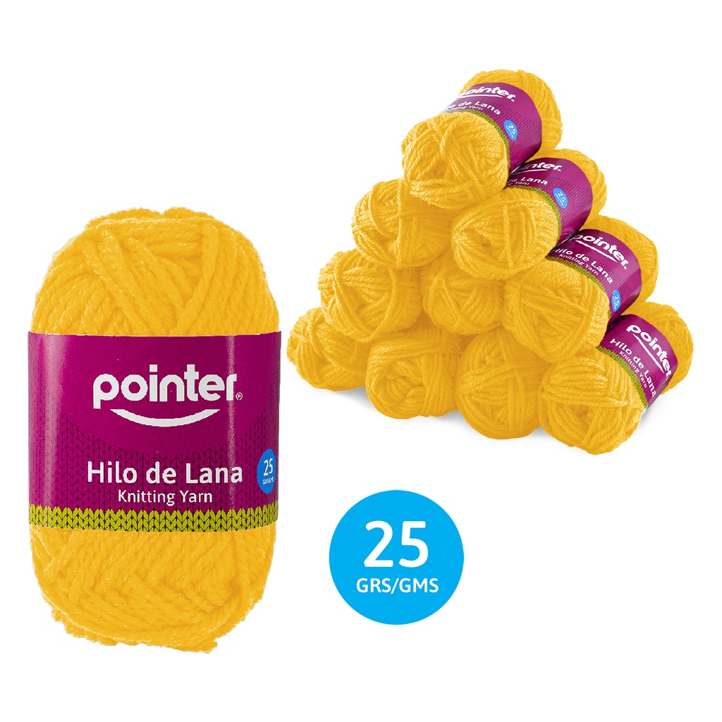 ESTAMBRE PARA MANUALIDADES AMARILLO OCRE - 25GRS