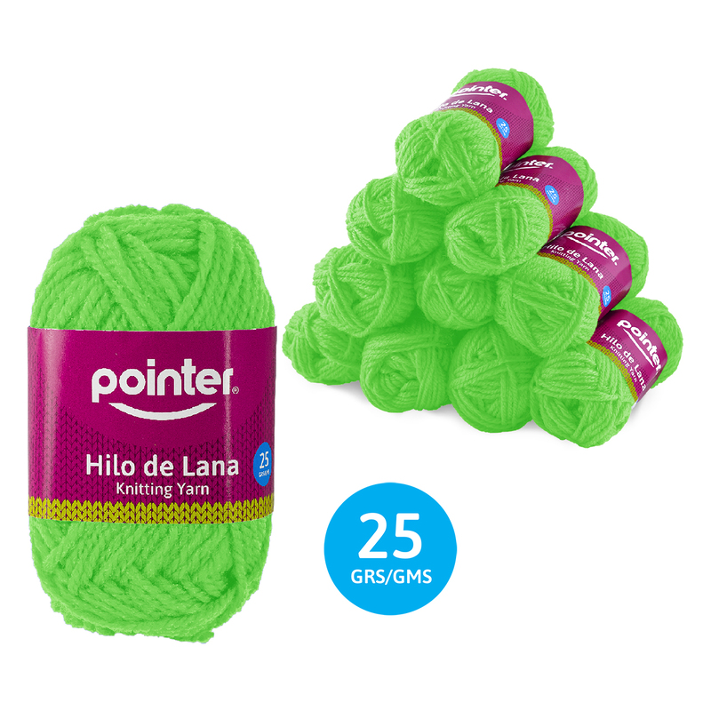 ESTAMBRE PARA MANUALIDADES VERDE NEON - 25GRS