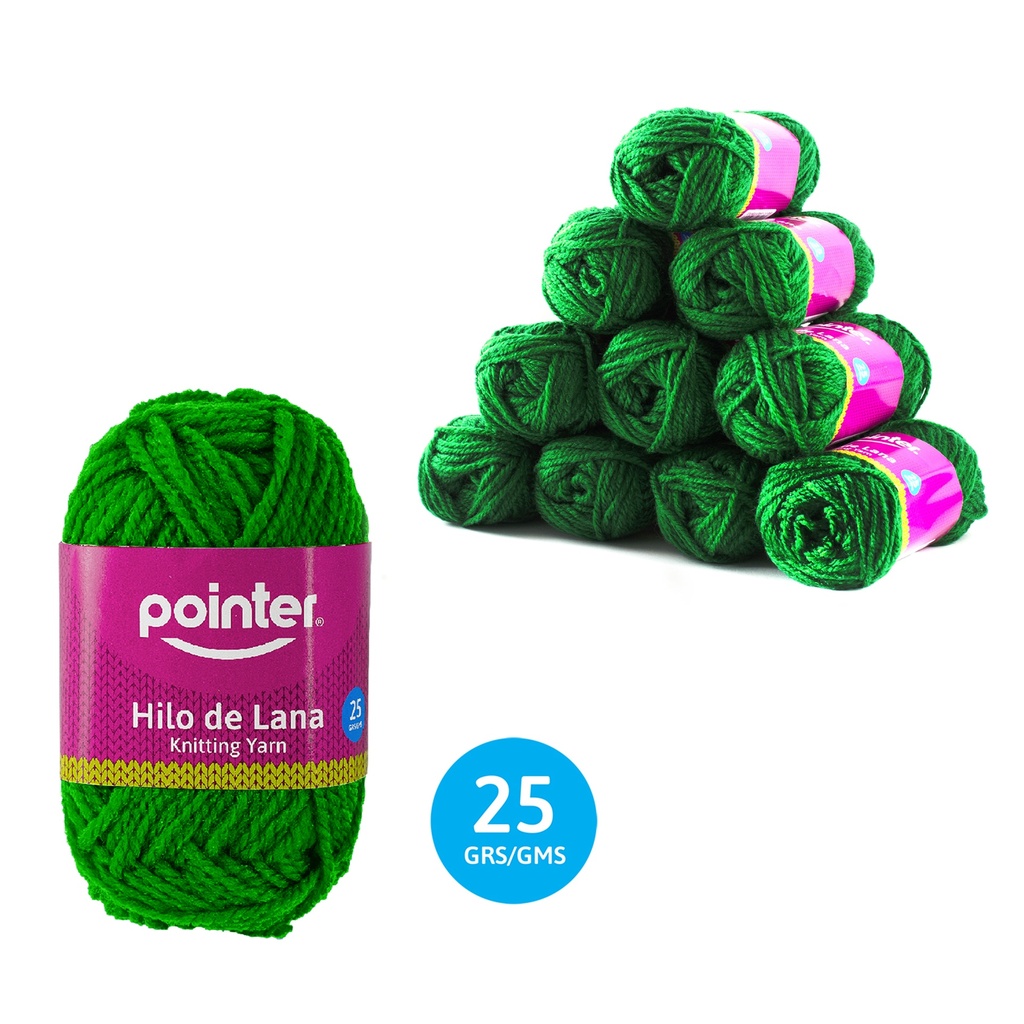 ESTAMBRE PARA MANUALIDADES VERDE OSCURO - 25GR