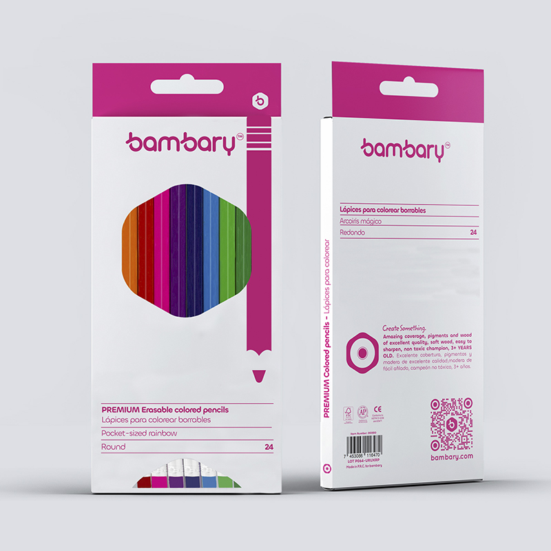 LAPICES DE COLORES RED 24 UND BORRABLES 24UND