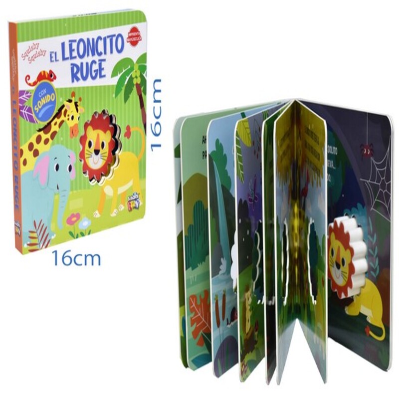 LIBRO DIDACTICO - EL LEONCITO RUGE C / SONIDO