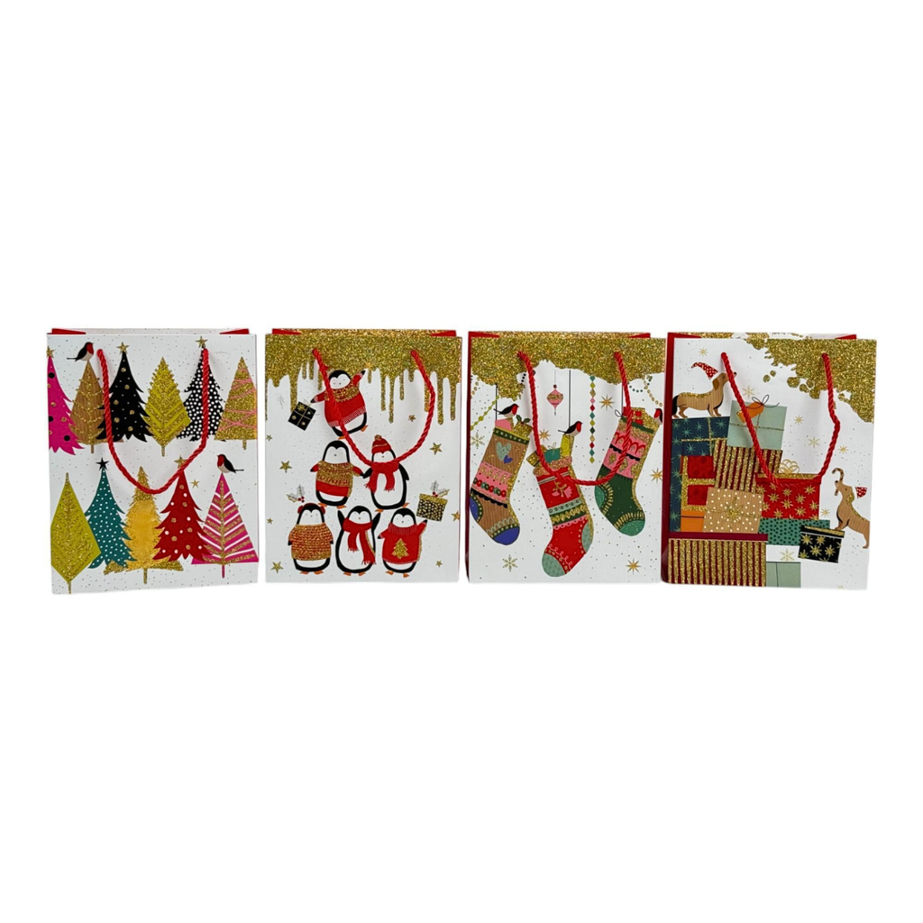 BOLSA DE REGALO PEQUENA NAVIDAD 23x18x10cm 23x18x10
