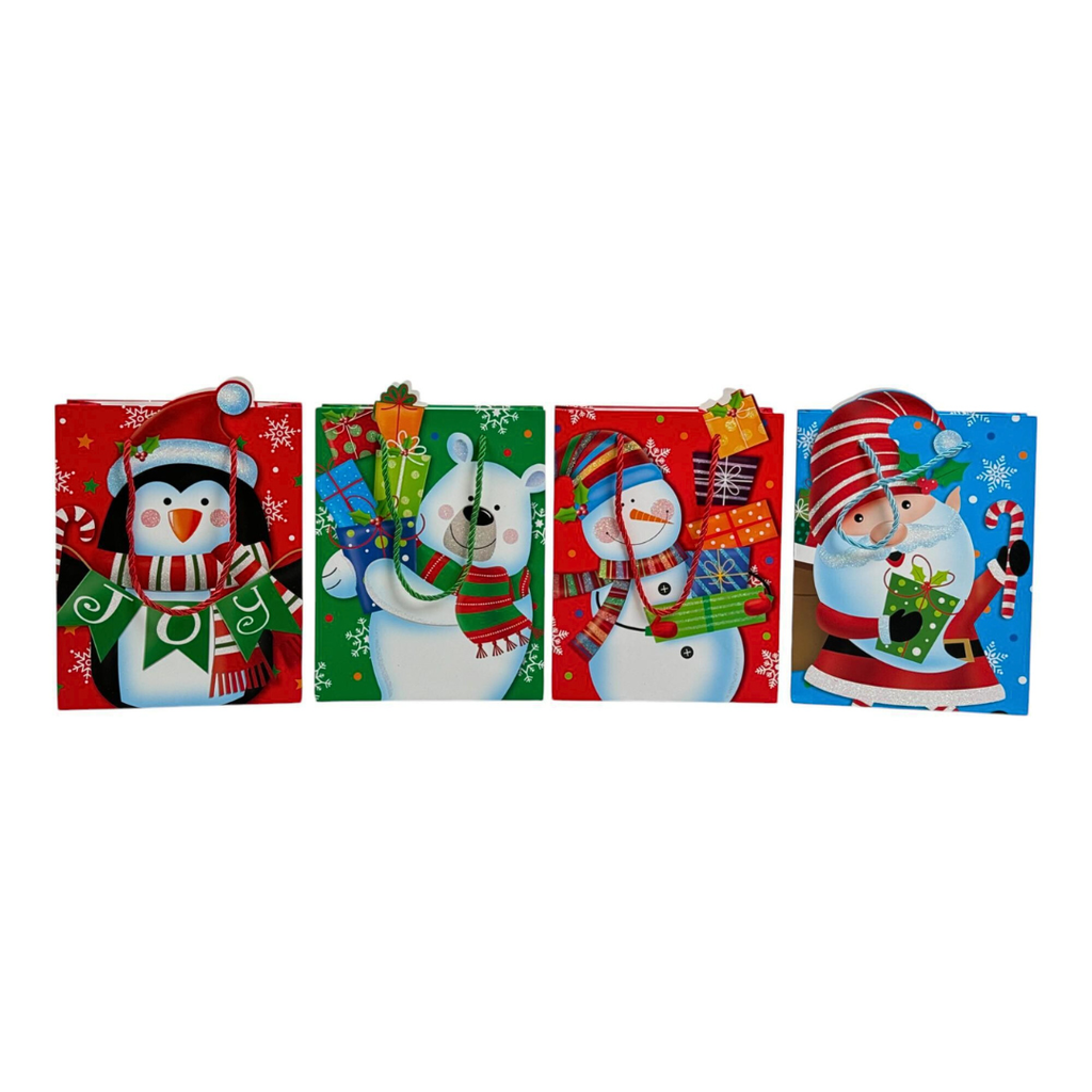 BOLSA DE REGALO PEQUENA NAVIDAD 18x24x8.5cm 18x24x8.5