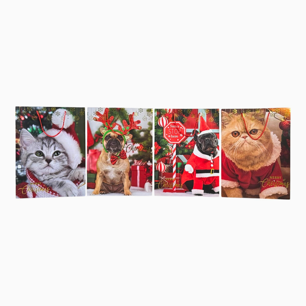 BOLSA DE REGALO GRANDE NAVIDAD 41x30x12 41x30x12