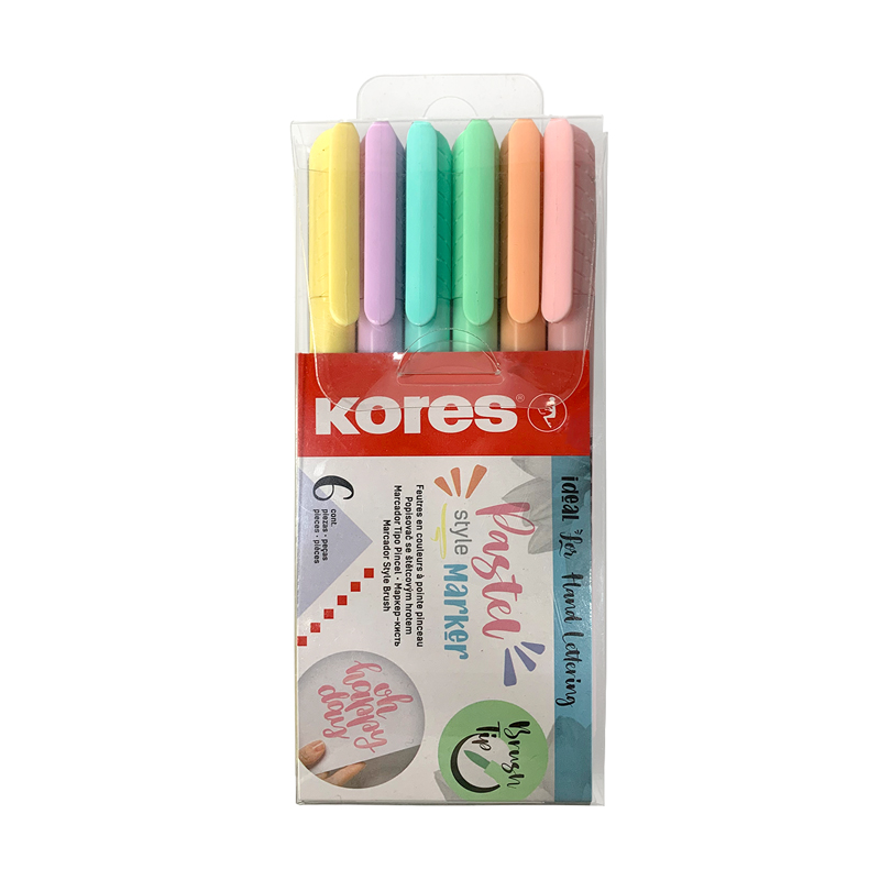 MARCADORES LETTERING STYLE PASTEL x6PZS