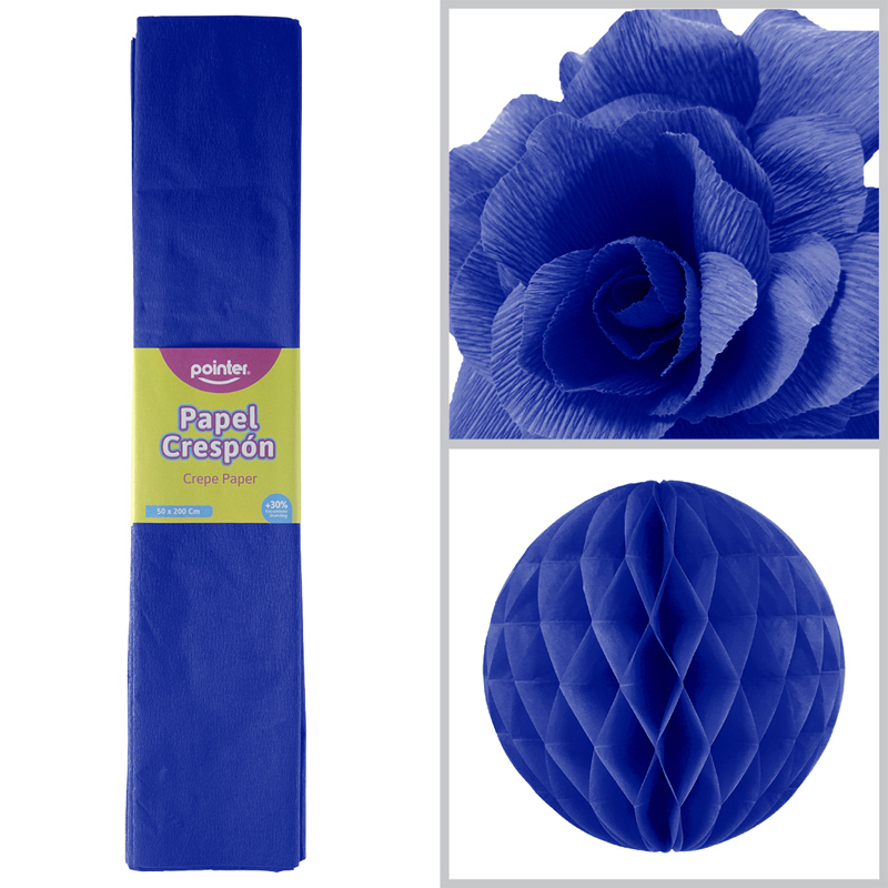 PAPEL CREPE (AZUL)