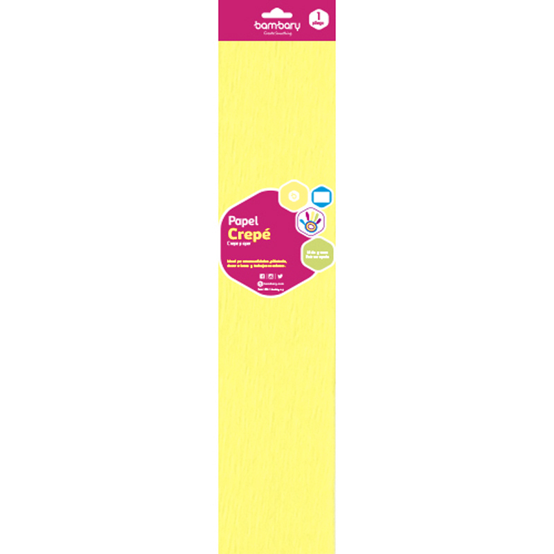PAPEL CREPE AMARILLO