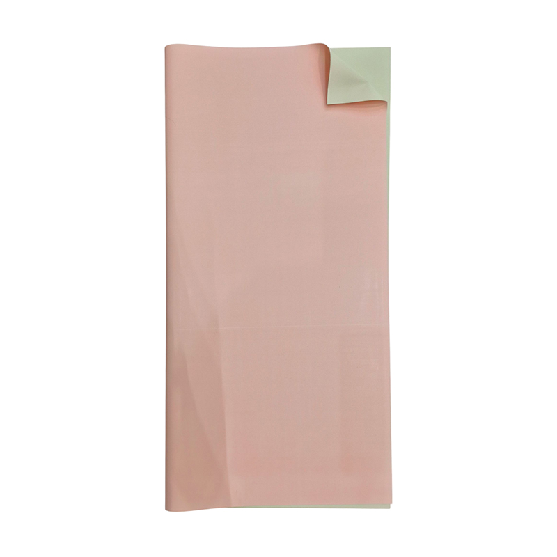 PAPEL COREANO OUYA BITONO OPACO - BLANCO/ROSADO 58x58CM