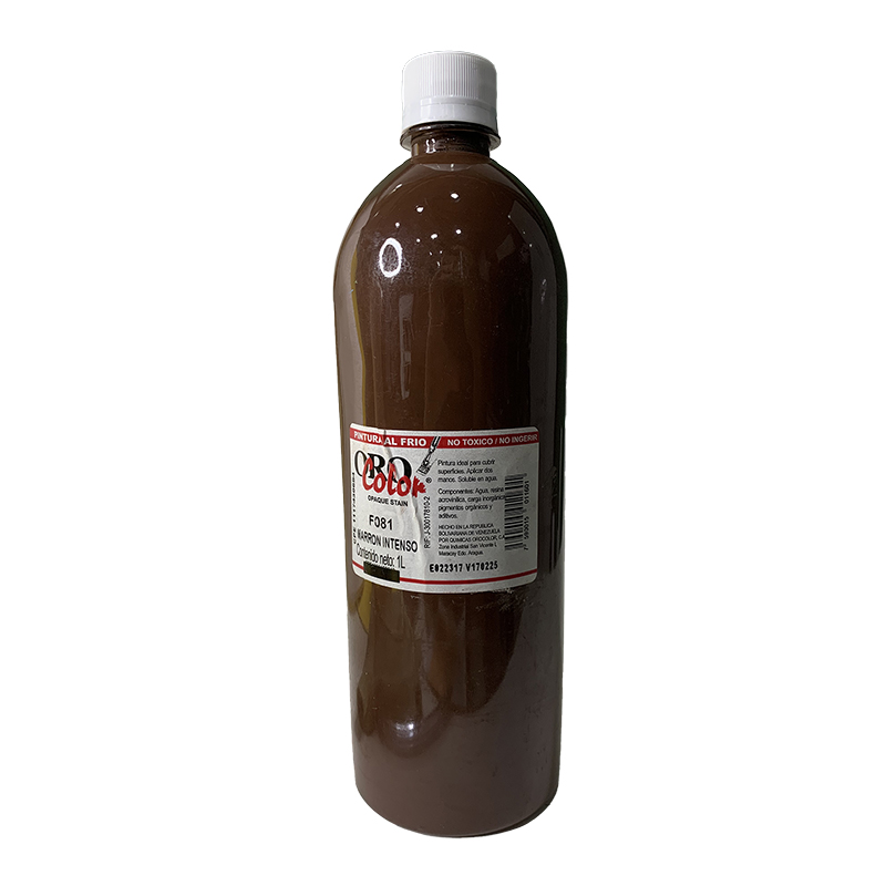 PINTURA AL FRIO MARRON INTENSO 1L