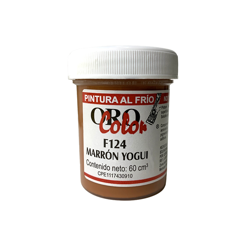 PINTURA AL FRIO MARRON YOGUI 60ML