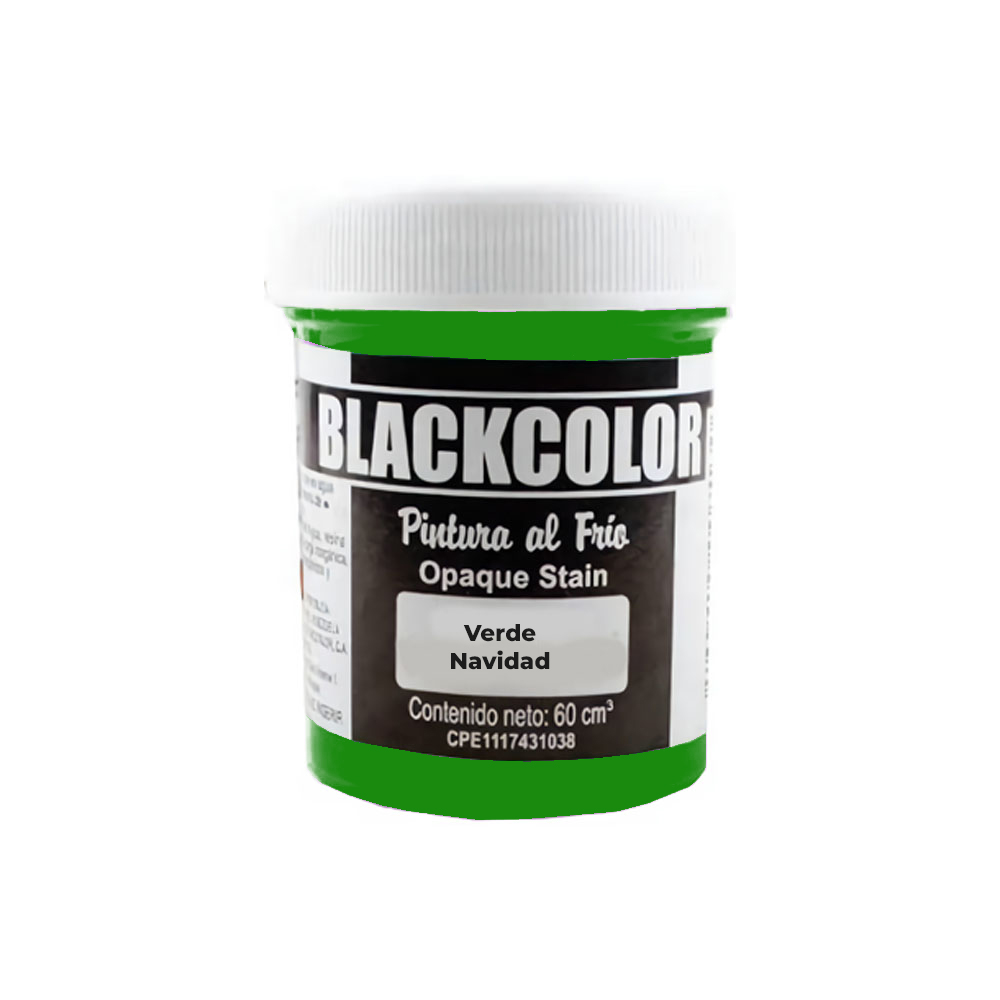 PINTURA AL FRIO VERDE NAVIDAD BLACKCOLOR 60ML