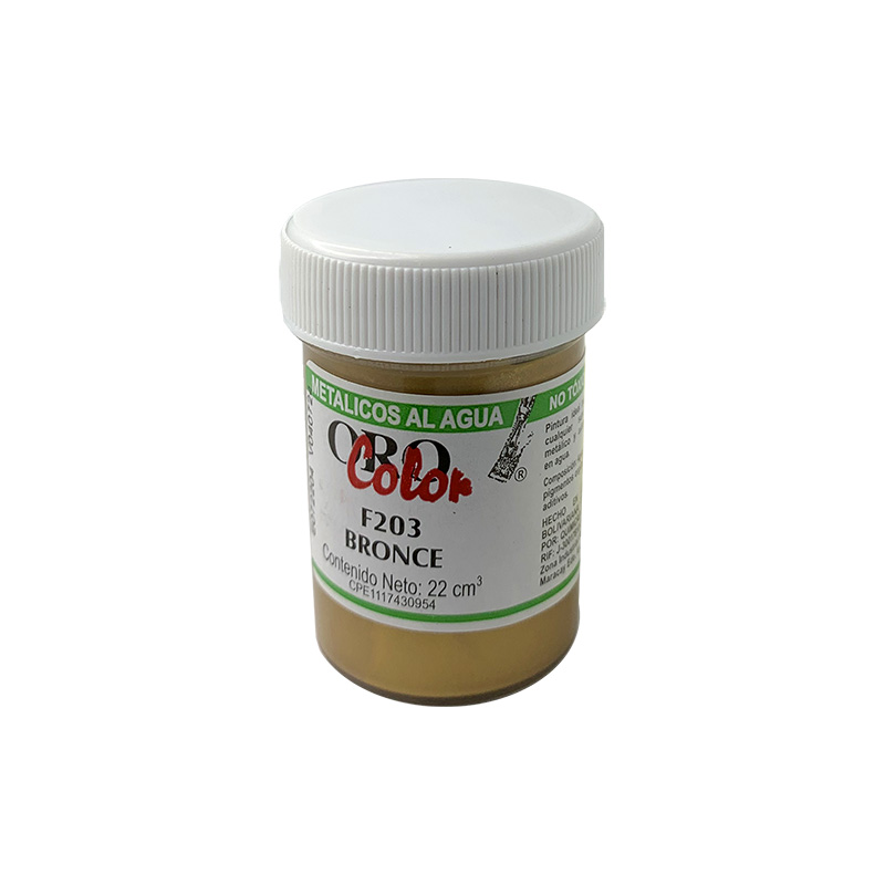 PINTURA METALICOS AL AGUA BRONCE 22ML