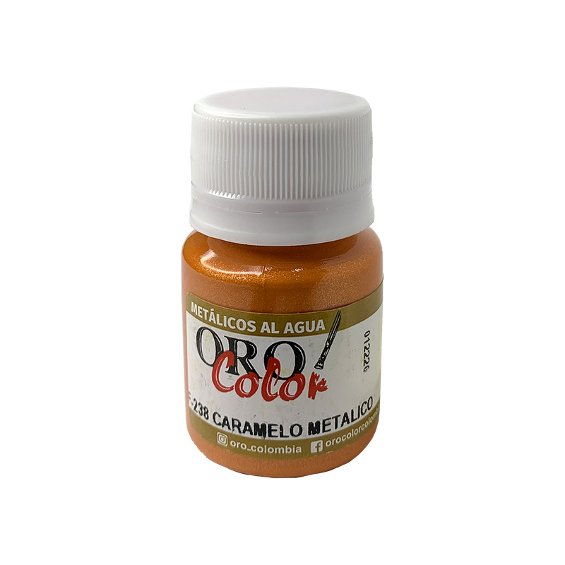 PINTURA METALICOS AL AGUA CARAMELO METALICO 30ML