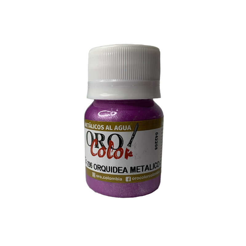 PINTURA METALICOS AL AGUA ORQUIDEA METALICO 30ML