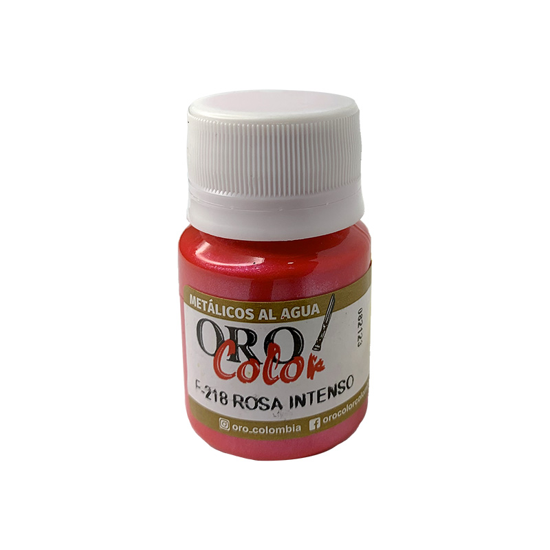 PINTURA METALICOS AL AGUA ROSA INTENSO 30ML
