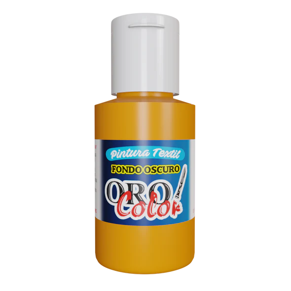 PINTURA TEXTIL FONDO OSCURO AMARILLO TOSTADO 30ML