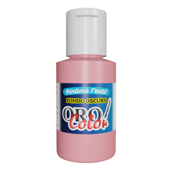 PINTURA TEXTIL FONDO OSCURO ROSADO