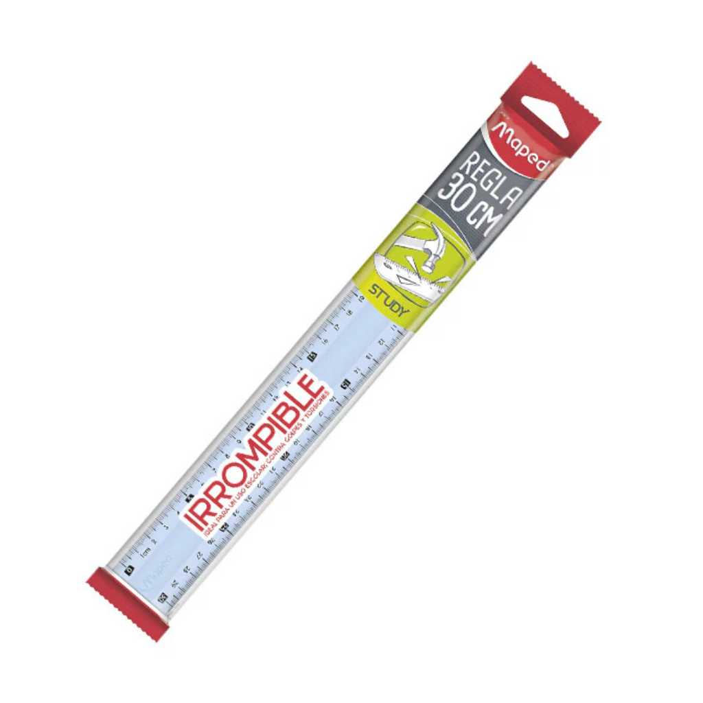 REGLA STUDY UNBREAKABLE 30CM