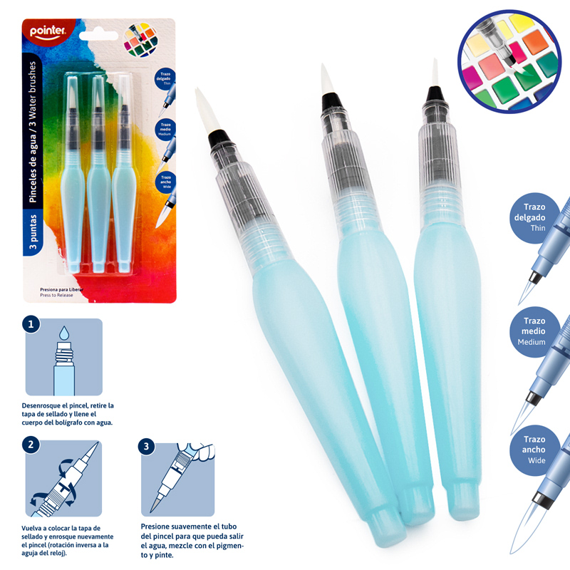 SET DE PINCEL DE AGUA PEQUEÑO