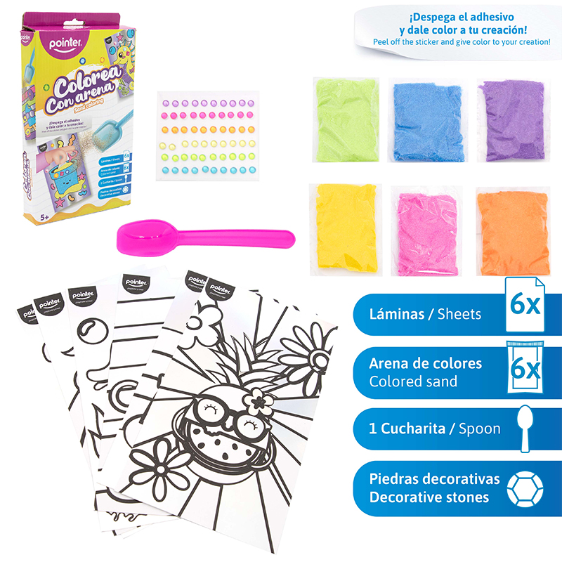 KIT DE COLOREA CON ARENA