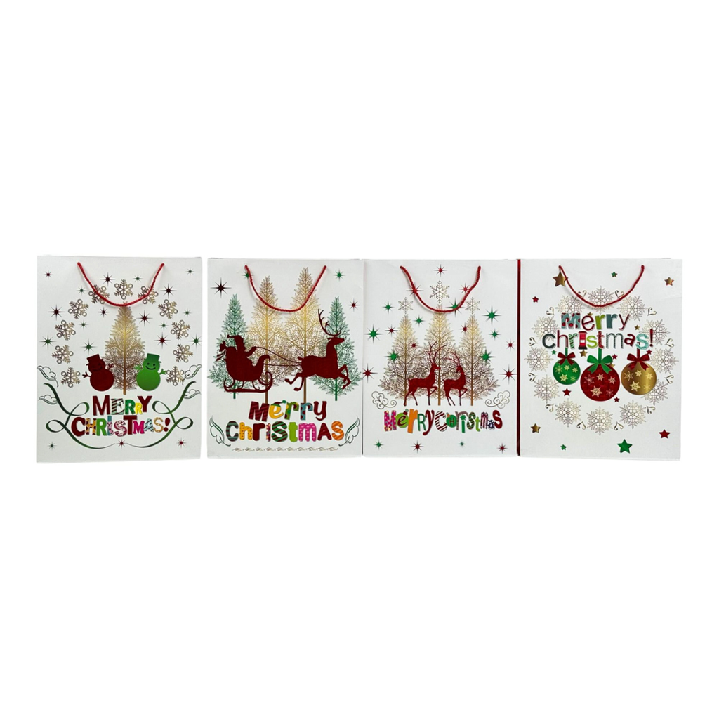 BOLSA DE REGALO GRANDE NAVIDAD 31x42x12CM
