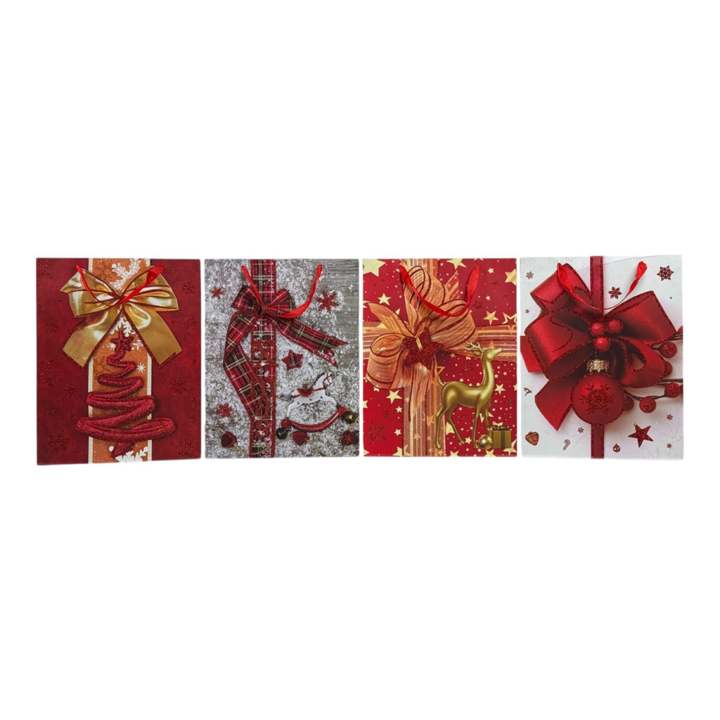 BOLSA DE REGALO GRANDE NAVIDAD 31x42x12CM