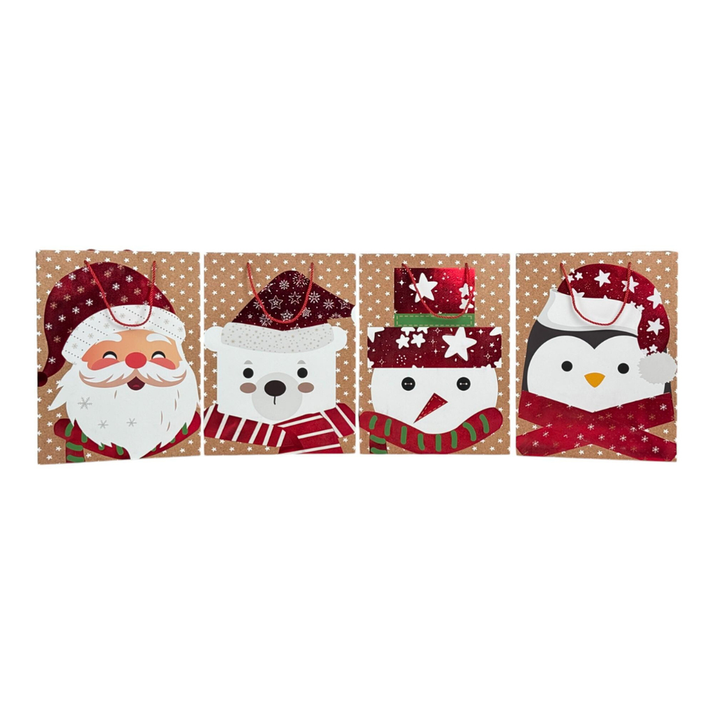 BOLSA DE REGALO GRANDE NAVIDAD 40x30x12CM