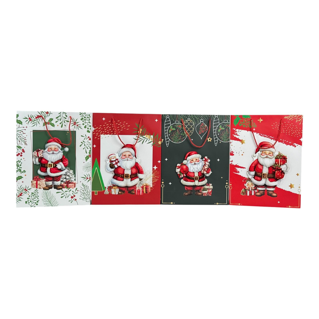 BOLSA DE REGALO GRANDE NAVIDAD 40x30x12CM
