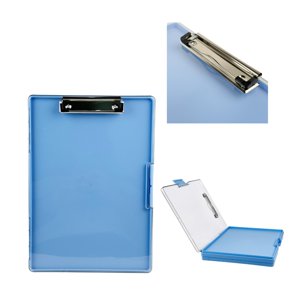 TABLA DE CHEQUE TIPO FOLDER A4 CELESTE