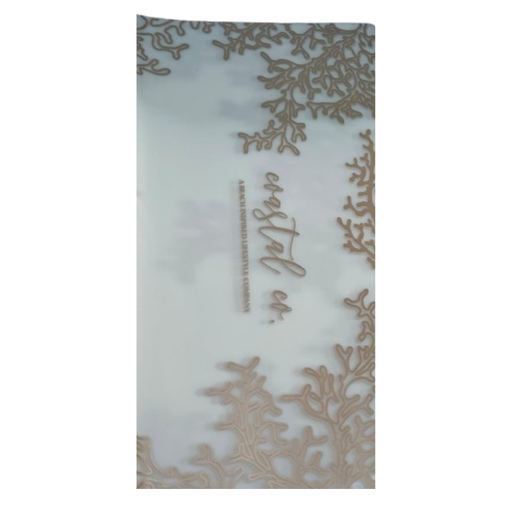 [HQ-WR-801] PAPEL COREANO HANSU TRASLUCIDO CORALINO - BLANCO MATTE 57x57CM