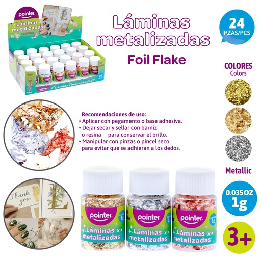 [ANC-25199] LAMINAS METALIZADAS FOIL 1G 