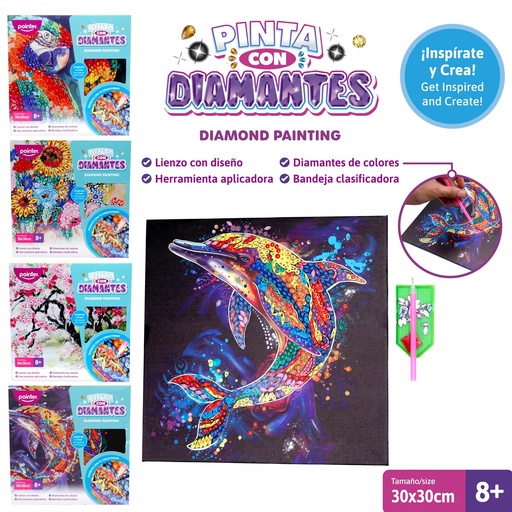 [ANC-25133] SET PINTA CON DIAMANTES 30x30 cm
