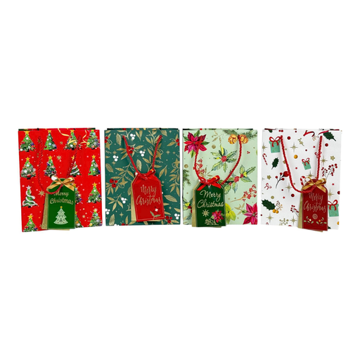 [784-6524699] BOLSA DE REGALO PEQUEÑA NAVIDAD 23x18x10CM