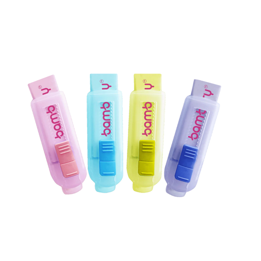[230-7005/003] BORRADOR PASTEL 20X60X10 MM SURTIDOS RETRACTIL CJA 12 UND