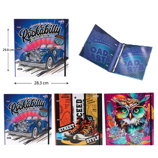 [FL2-23188-1] CARPETA 3 AROS 1" (DISEÑOS)