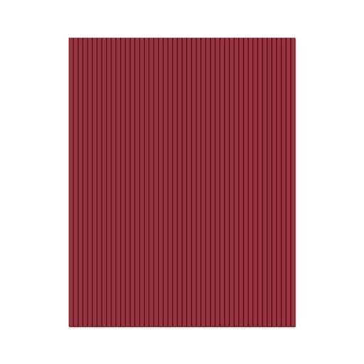 [1007.10] CARTULINA ONDA MICROCOLOR ROJO BANDERA 161GR 50x70CM