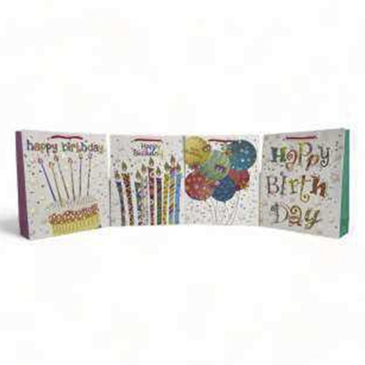 [786-6521332] BOLSA DE REGALO MEDIANA HAPPY BIRTHDAY