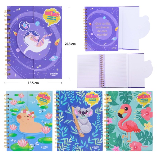 [NB-2504] LIBRETA DE APUNTES CON ESPIRAL
