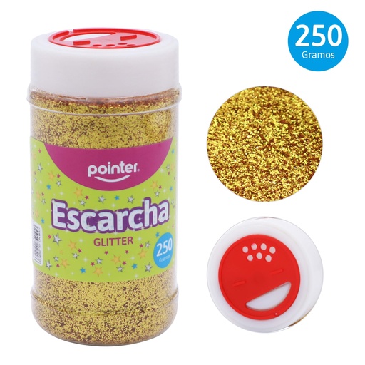 [GL-250N-GD] ESCARCHA DORADA 250G