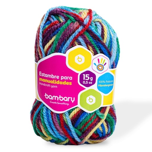 [329-8050/974] ESTAMBRE PARA MANUALIDADES MULTICOLOR - 15G