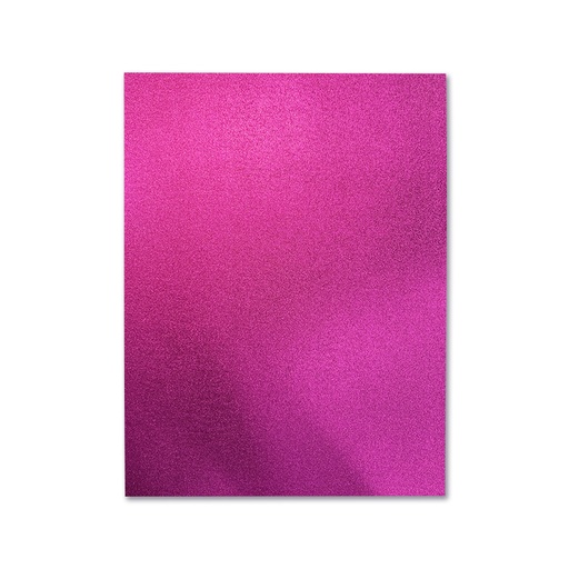 [553.013.7] FOAMY ESTAMPADO METALIZADO FUCSIA AGATA - DOBLECARTA 30x40CM
