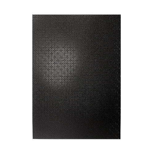[140.87.10]  CARTULINA MICRO-FANTASÍA NEGRO CUADROS