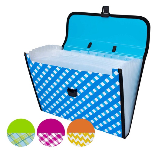 [DLP2155-P] ARCHIVADOR 13 BOLSILLOS CARTA/A4 21x29,7CM