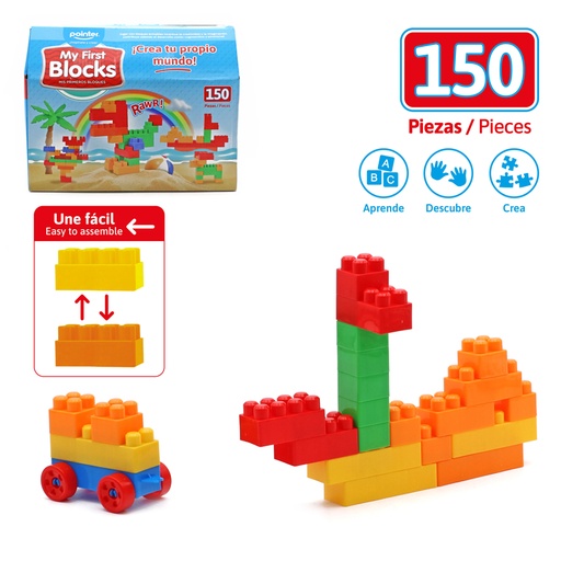 [BLO-23169] BLOQUES PARA ARMAR x 150 PZAS